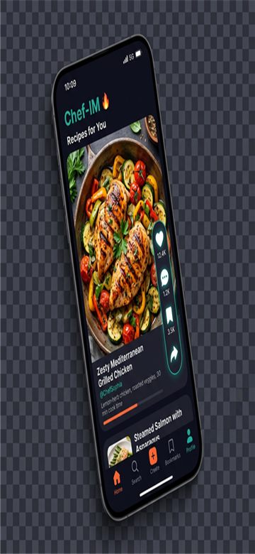 Chef-IM keşfet ve tarif akışı